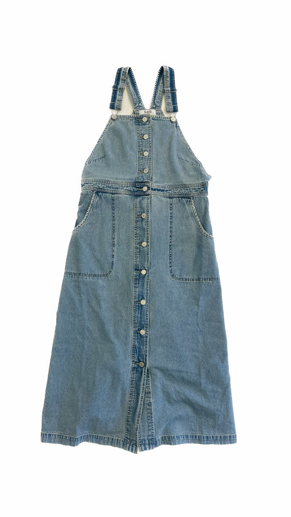 Donna claire 2024 denim dresses